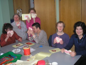 Art session at the Opportunity Centre Art session at the Opportunity Centre
